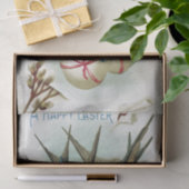 ヴィンテージ飛んでいるの花被り卵の復活鳥 薄葉紙 (ギフト)