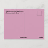 ヴィンテージ飛んでいるクロウカンザスシティトレインミズーリ ポストカード (裏面)