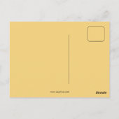 ヴィンテージ飛んでいるスコッツマンアートデコ列車の広告 ポストカード (裏面)