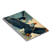 ヴィンテージ飛んでいるハゲ ノートブック (右側)