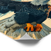 ヴィンテージ飛んでいるハゲ ポスター (角)