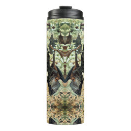 ヴィンテージ飛んでいるフォックスこうもりブラックこうもりエレガントゴシック タンブラー