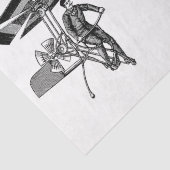 ヴィンテージ飛んでいるマシンの分離コラージュ 薄葉紙 (詳細)