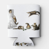 ヴィンテージ飛んでいるリス 缶クーラー (裏面)