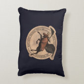 ヴィンテージ飛んでいる型航空標識 アクセントクッション (裏面(縦))