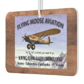 ヴィンテージ飛んでいる型航空標識 カーエアーフレッシュナー (左)