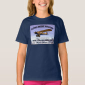 ヴィンテージ飛んでいる型航空標識 Tシャツ (正面)