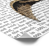 ヴィンテージ飛んでいる機 ポスター (角)