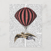 ヴィンテージ飛んでいる機 ポストカード (正面)