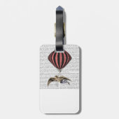 ヴィンテージ飛んでいる機 ラゲッジタグ (裏面縦)