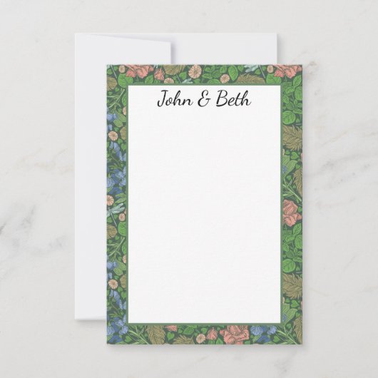 ヴィンテージ飛んでいる・トンボ サンキューカード (正面)