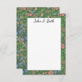 ヴィンテージ飛んでいる・トンボ サンキューカード (正面/裏面)