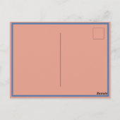 ヴィンテージ飛んでいる・トンボ ポストカード (裏面)