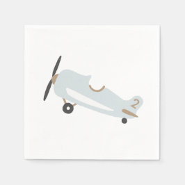 ヴィンテージ飛パーソナライズされた子供の誕生日 スタンダードカクテルナプキン