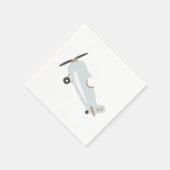 ヴィンテージ飛パーソナライズされた子供の誕生日 スタンダードカクテルナプキン (角)