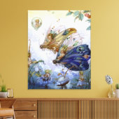 ヴィンテージ飛行士 キャンバスプリント (インサイチュ (リビング))