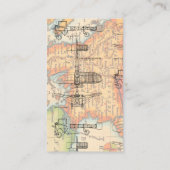 ヴィンテージ飛行機おむつラッフルエンクロージャカード エンクロージャーカード (裏面)