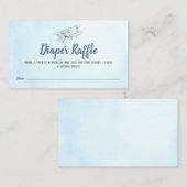 ヴィンテージ飛行機おむつラッフルエンクロージャカード エンクロージャーカード (正面/裏面)