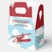 ヴィンテージ飛行機お気に入りボックス（赤） フェイバーボックス (オープン)