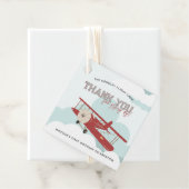 ヴィンテージ飛行機お礼飛んでいる誕生日 フェイバータグ (インサイチュ)