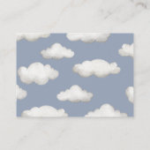 ヴィンテージ飛行機カード用ベビー帳 エンクロージャーカード (裏面)