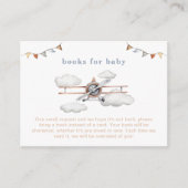 ヴィンテージ飛行機カード用ベビー帳 エンクロージャーカード (正面)