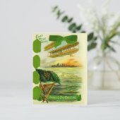 ヴィンテージ飛行機セントパトリックのデイカード ポストカード (スタンド正面)