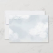 ヴィンテージ飛行機テディベアサンキューカード サンキューカード (裏面)