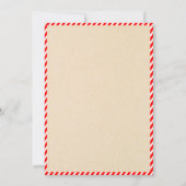 ヴィンテージ飛行機テーマ招待 招待状 (裏面)