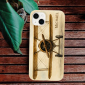 ヴィンテージ飛行機パイロット 名前 航空 ファッション Case-Mate iPhoneケース