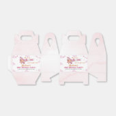 ヴィンテージ飛行機ピンクガール誕生日特典ボックス フェイバーボックス (折り畳みなし)