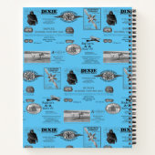 ヴィンテージ飛行機二面パイロット ノートブック (裏面)