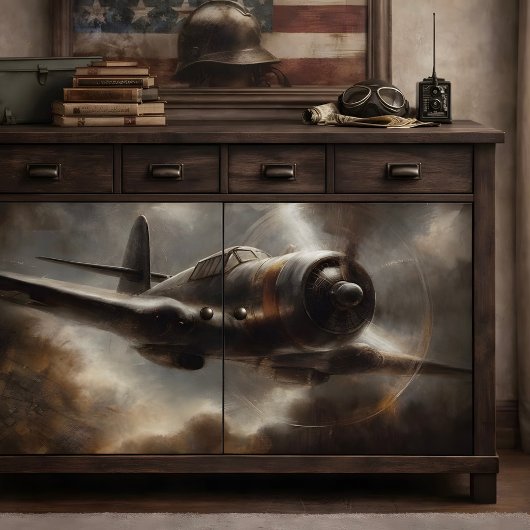 ヴィンテージ飛行機切り離し 薄葉紙