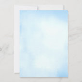 ヴィンテージ飛行機男の赤ちゃんベビーシャワー招待状 招待状 (裏面)