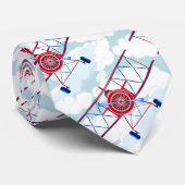 ヴィンテージ飛行機空力飛行士 ネクタイ (ロール)