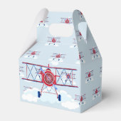 ヴィンテージ飛行機空力飛行機飛行士パーティー フェイバーボックス (裏面サイド)