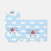 ヴィンテージ飛行機空軍エアショー誕生日パーティー フェイバーボックス (折り畳みなし)