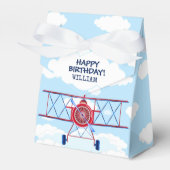 ヴィンテージ飛行機空軍エアショー誕生日パーティー フェイバーボックス (正面サイド)