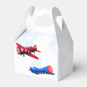 ヴィンテージ飛行機空軍飛行機誕生日会 フェイバーボックス (裏面サイド)