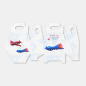 ヴィンテージ飛行機空軍飛行機誕生日会 フェイバーボックス (折り畳みなし)