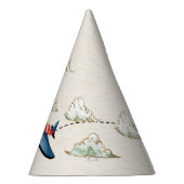 ヴィンテージ飛行機紙パーティー帽子 パーティーハット (右)