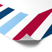 ヴィンテージ飛行機航空便ベビーシャワーバナー ポスター (角)