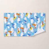 ヴィンテージ飛行機航空空力パイロット バスタオルセット (ハンドタオル)