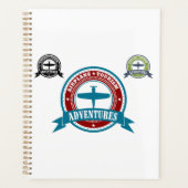 ヴィンテージ飛行機観光アドベンチャーロゴ航空 プランナー手帳 (正面)