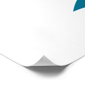 ヴィンテージ飛行機観光アドベンチャーロゴ航空 ポスター (角)