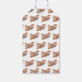 ヴィンテージ飛行機誕生日サンキューラベル ギフトタグ (裏面)