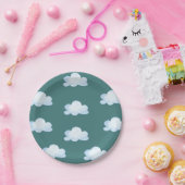 ヴィンテージ飛行機誕生日招待状タイムフライ ペーパープレート (パーティー)