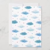 ヴィンテージ飛行機誕生日招待状タイムフライ 招待状 (裏面)