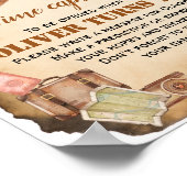 ヴィンテージ飛行機誕生日時間カプセル標識 ポスター (角)