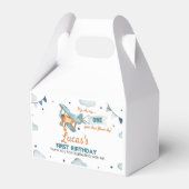 ヴィンテージ飛行機誕生日貸与箱 フェイバーボックス (正面サイド)